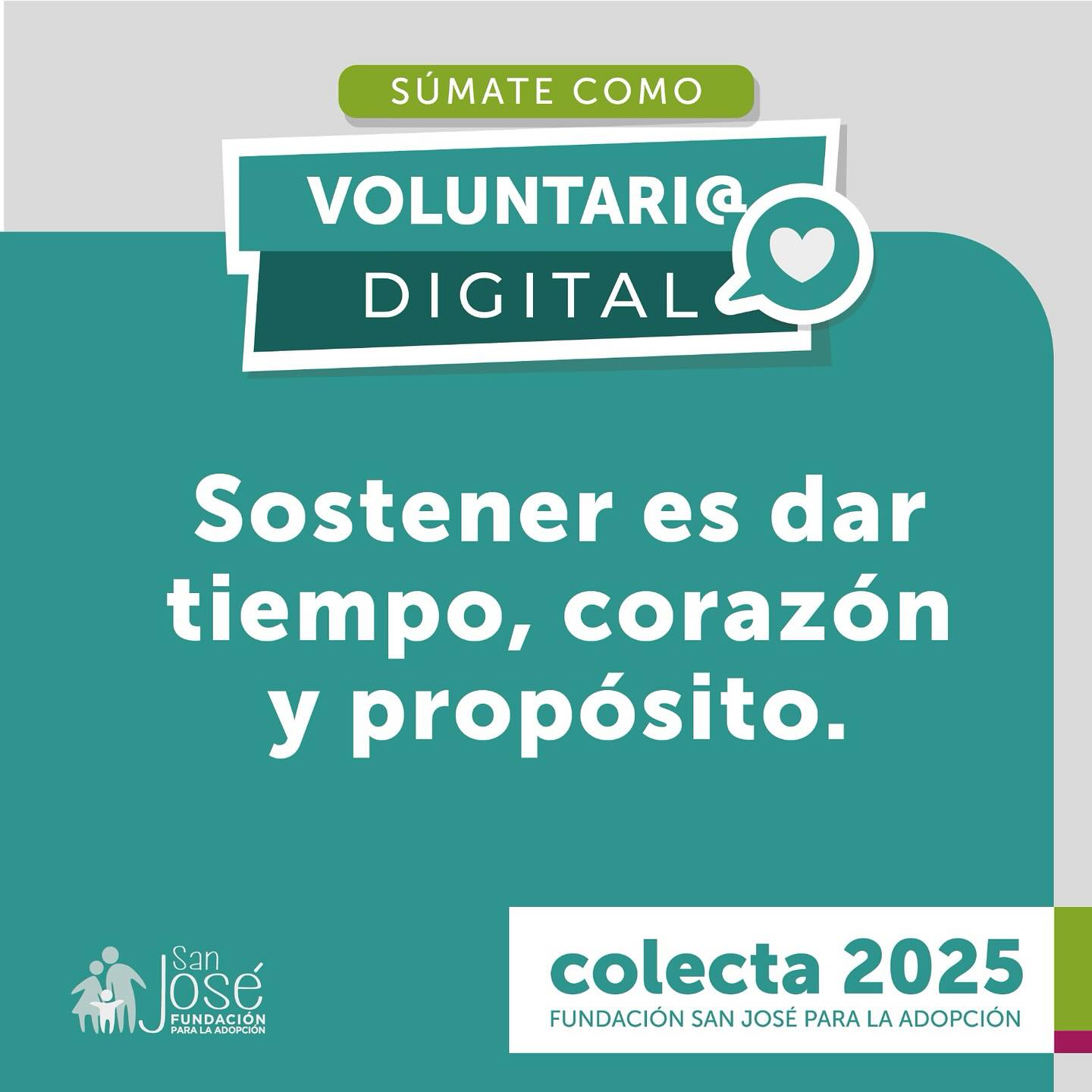 Sostener es dar tiempo, propósito y corazón.
Hoy domingo, necesitamos de voluntarios y voluntarias que se movilicen por una causa que transforma vidas.
Cada gesto, cada hora compartida, cada alcancía levantada… es una forma de decirle a un niño o niña: estamos aquí para ti.
Súmate tú también a sostener. 💚
.
.
.
#colecta2025 #sostener #ayudanosasostener #colectasanjose #fundacionsanjose #infancia